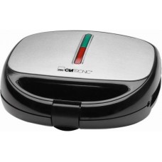 Сэндвичница Clatronic ST/WA 3670 серебристый чёрный