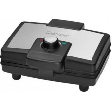 Вафельница Clatronic WA 3606 серебристый чёрный