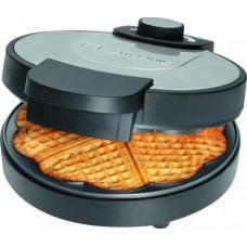 Вафельница Clatronic WA 3492 серебристый чёрный