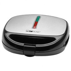 Прибор со сменными панелями Clatronic ST-WA 3670 Multigrill черный/серебристый