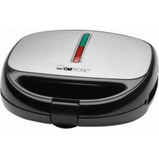 Сэндвичница Clatronic ST/WA 3670 серебристый чёрный