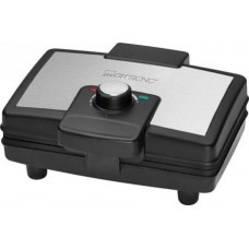 Вафельница Clatronic WA 3606 серебристый чёрный