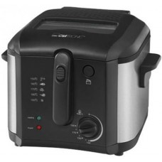 Фритюрница Clatronic FR 3649 серебристый чёрный