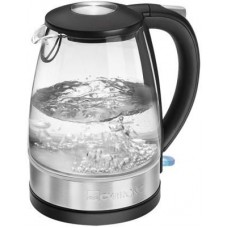 Чайник электрический Clatronic WKS 3680 G inox 2200 Вт Нержавеющая сталь прозрачный 1.7 л стекло